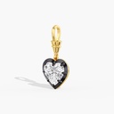 Vintage Inspired Heart Swivel Pendant 