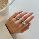 Emerald Domed Ring