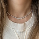 Graduated Tennis Necklace