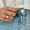 Pear Domed Ring
