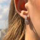 Inside Out Emerald Hoops 3.00ctw