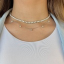 Multi Shape Droplet Necklace
