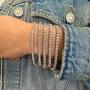 Classic Four Prong Tennis Bracelet (B300)