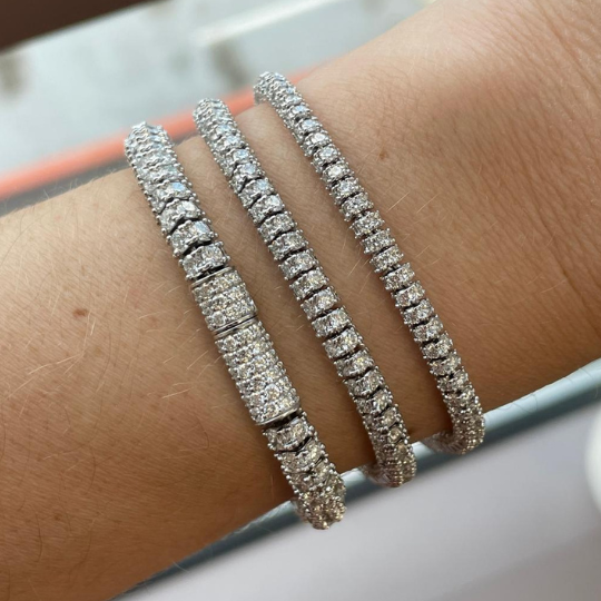 Rondelle Tennis Bracelet
