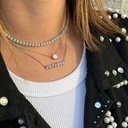 Multi Shape Bar Necklace