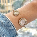Mother of Pearl Hinged Cuff
