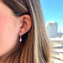 Marquise Droplet Hoops