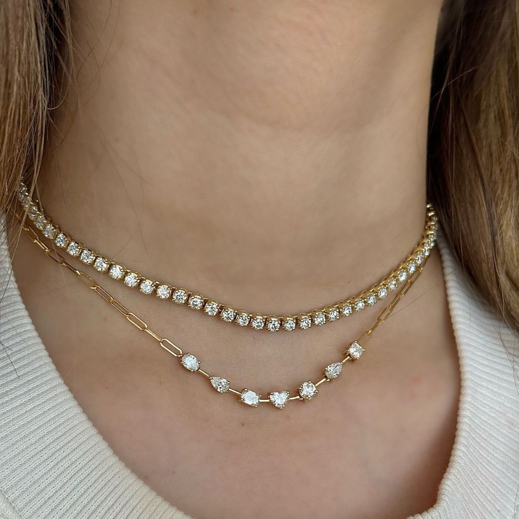 Multi Shape Flex Necklace