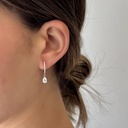 Pear Droplet Hoops