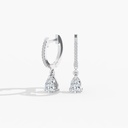 Pear Droplet Hoops