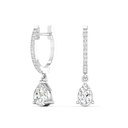 Pear Droplet Hoops