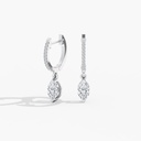 Marquise Droplet Hoops