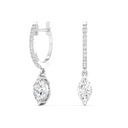 Marquise Droplet Hoops