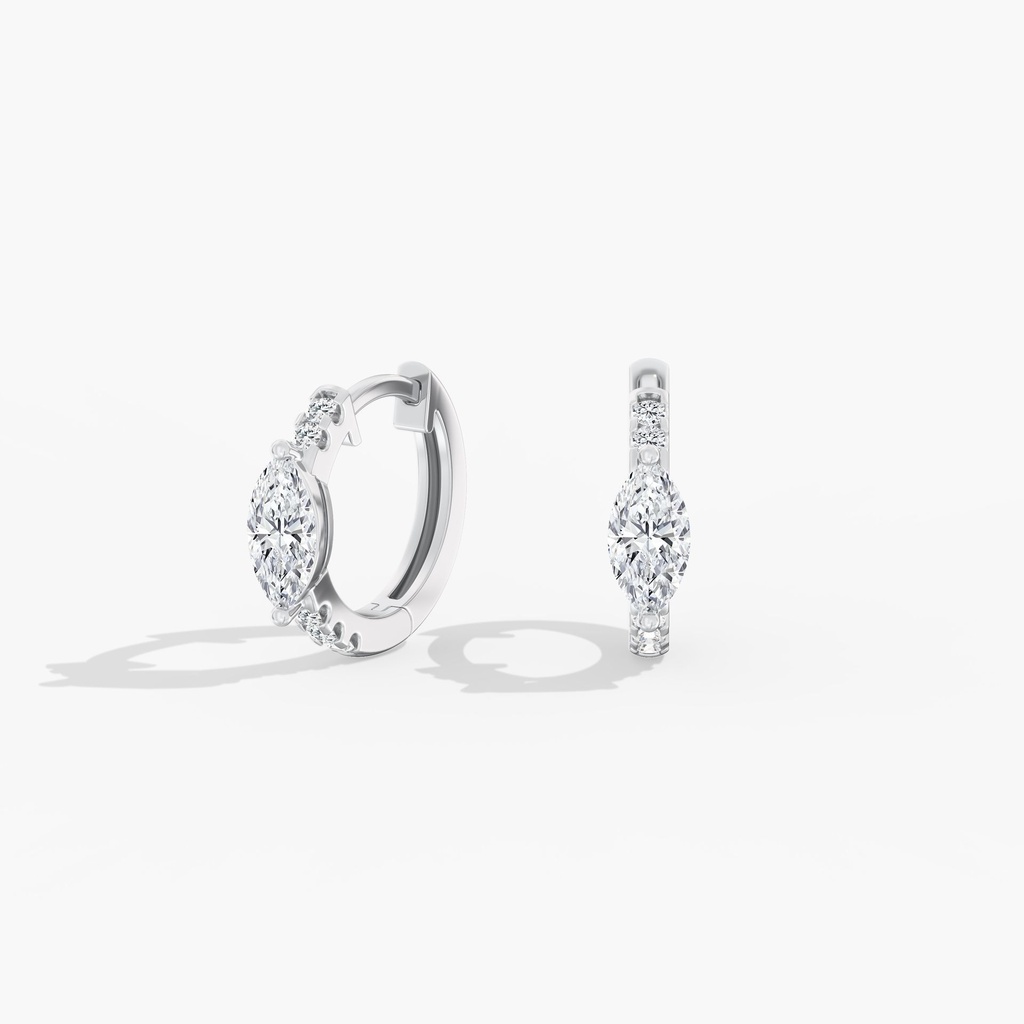 Dainty Marquise Huggies