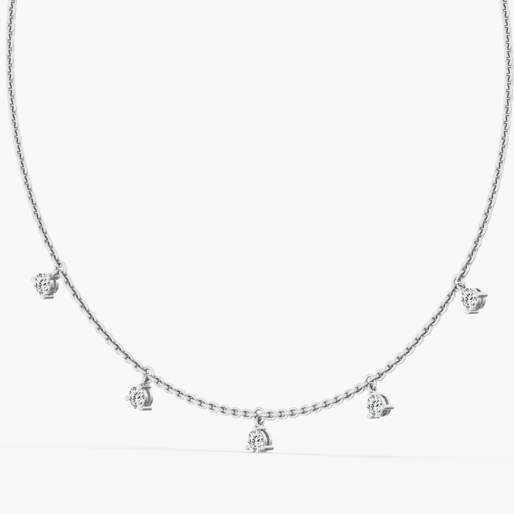 Round Droplet Necklace