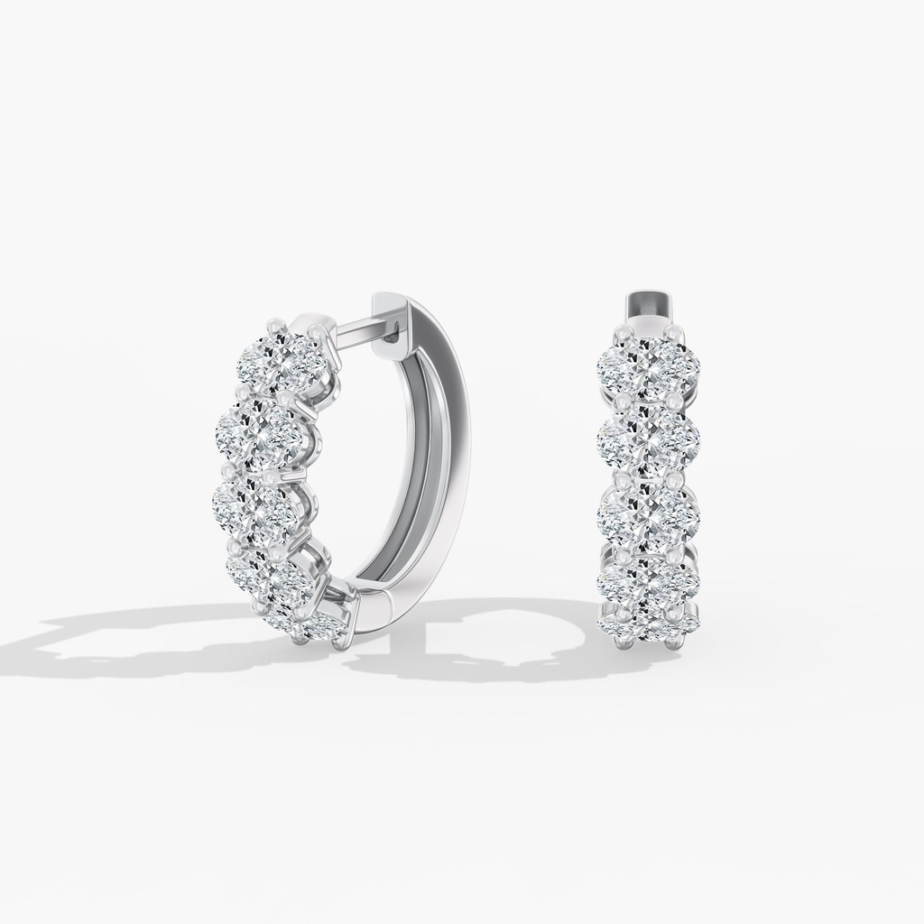 Oval Hoops 2.00ctw