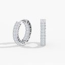 Inside Out Emerald Hoops 3.00ctw