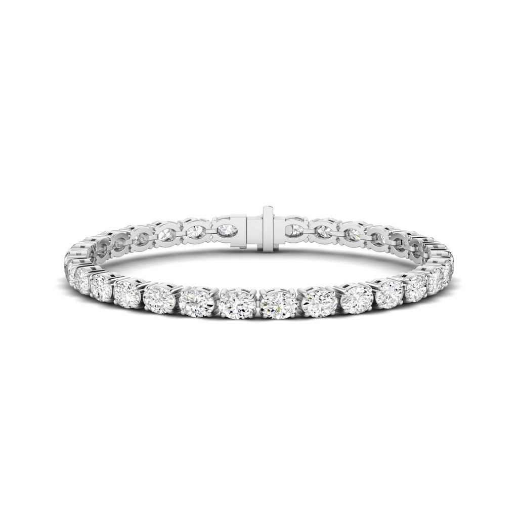 East West Oval Tennis Bracelet