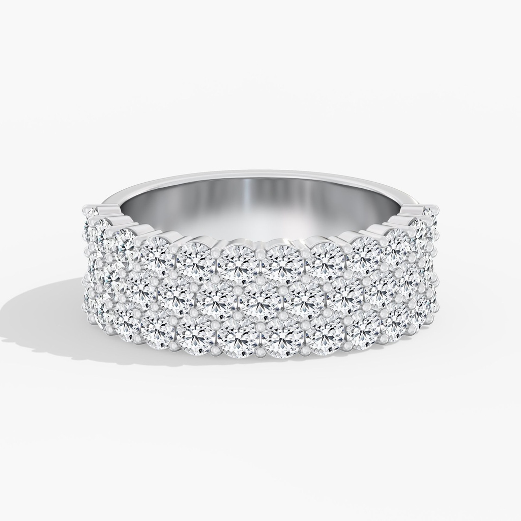 Three Row Half Band 2.00ctw