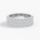 Three Row Half Band 2.00ctw