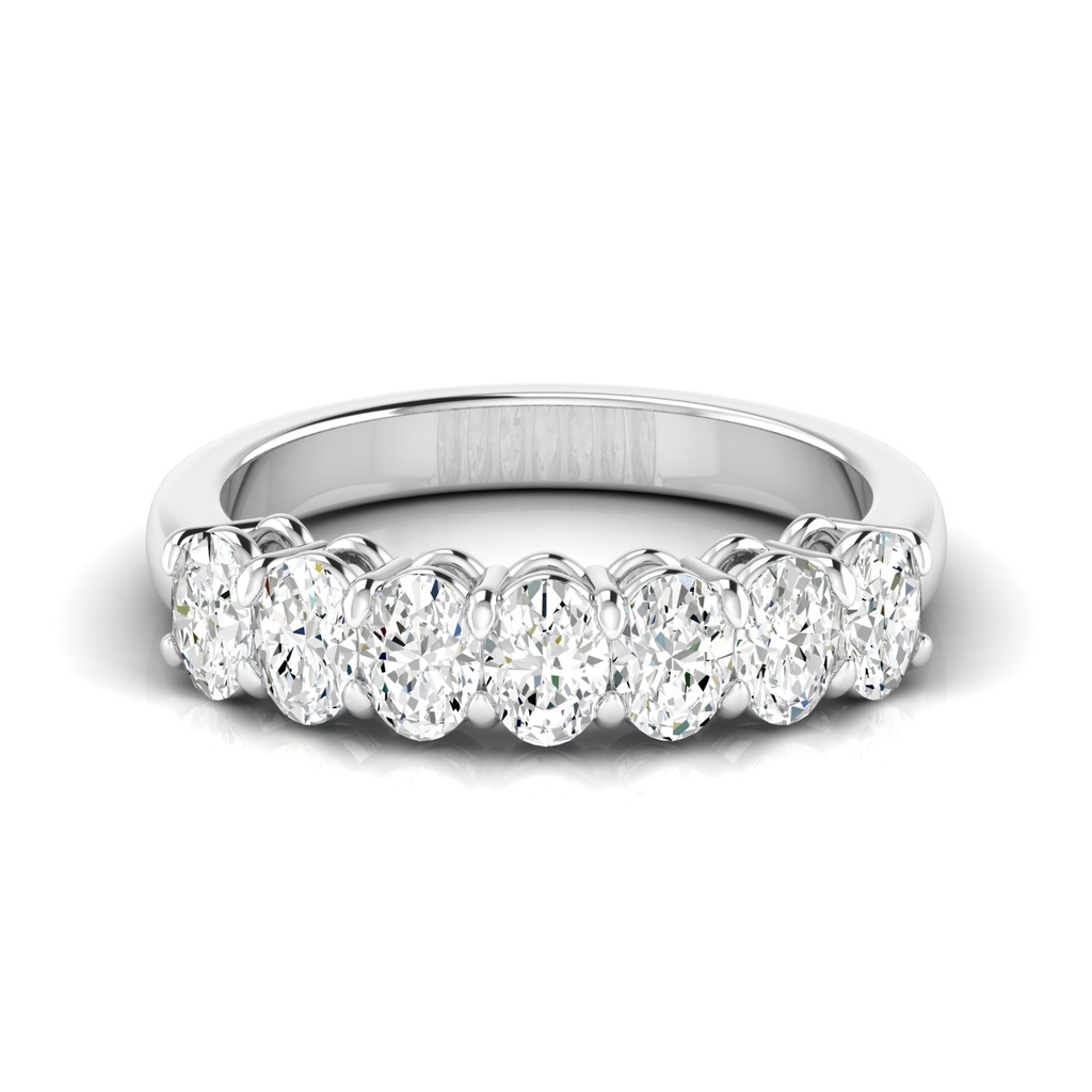 Seven Stone Oval Band