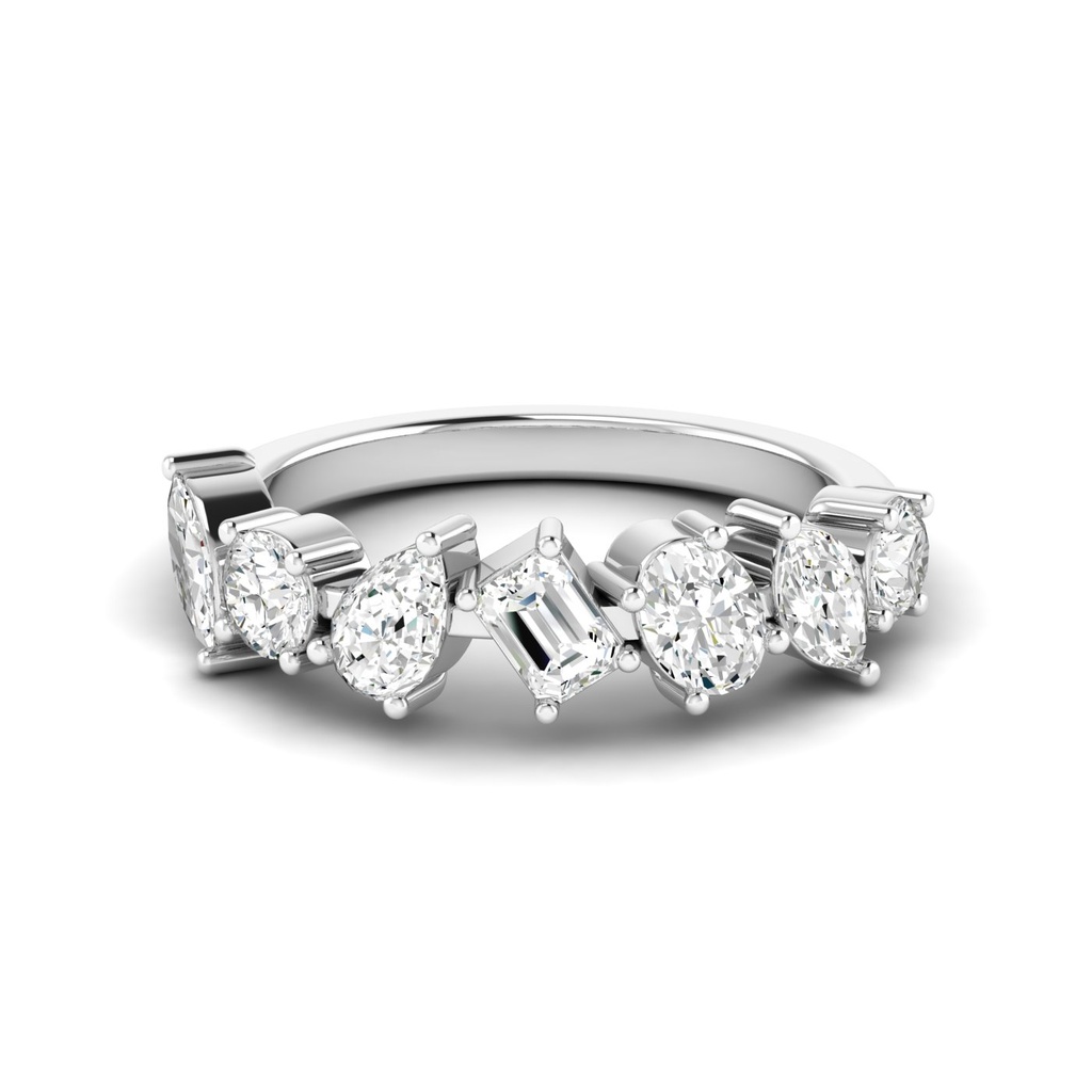 7 Stone Multi Shape Band