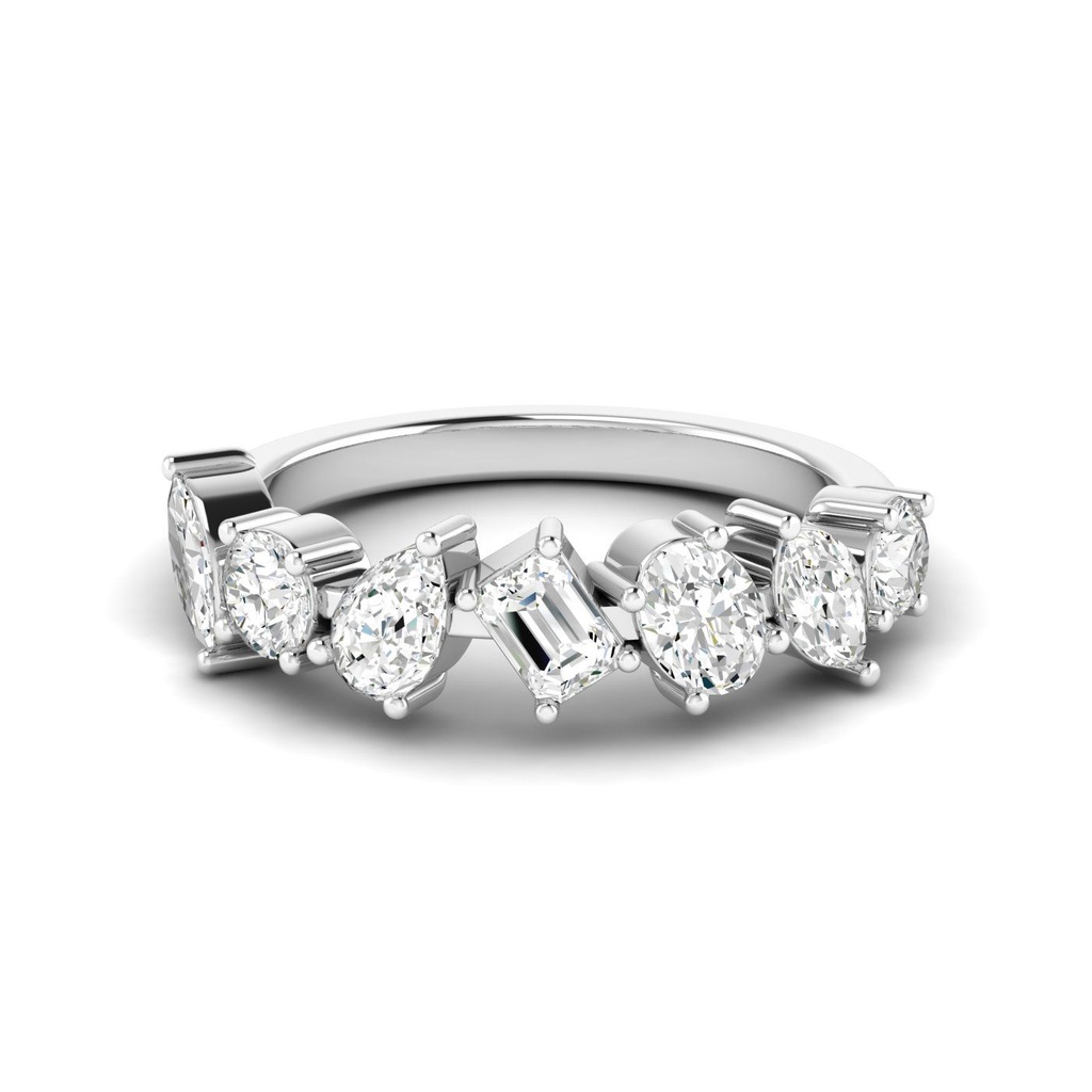 7 Stone Multi Shape Band