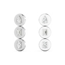 Disc Drop Earrings