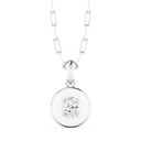 Oval Disc Pendant