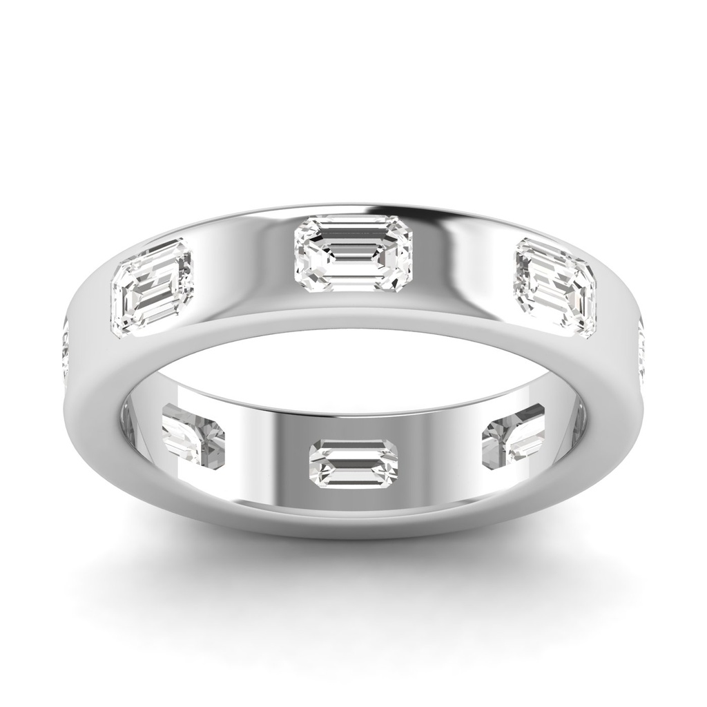 Emerald Inlay Band 2.50ctw