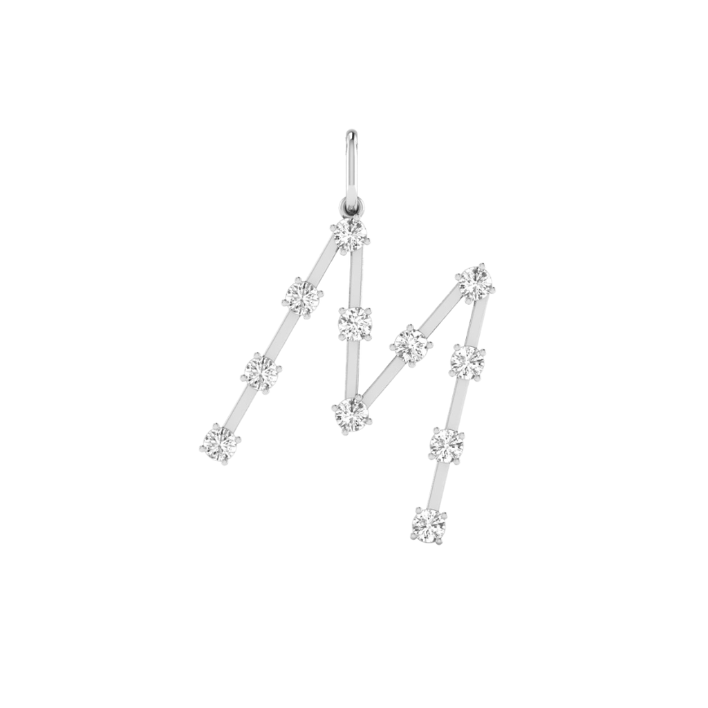 Orbit Letter "M" Charm