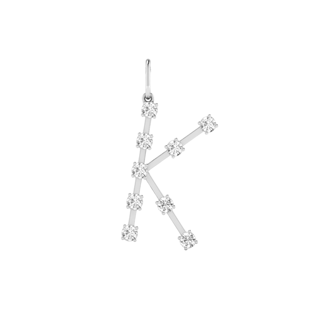 Orbit Letter "K" Charm 