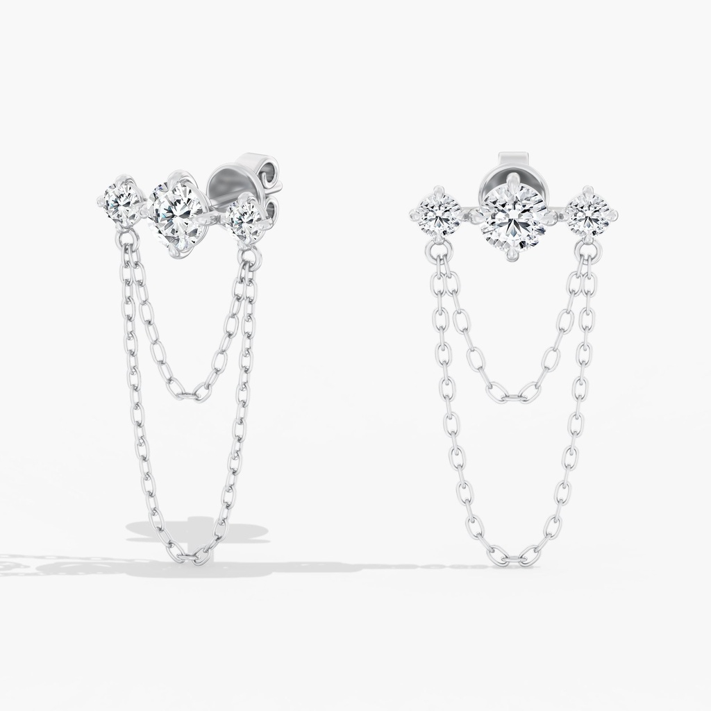 Starlight Bar Chain Studs