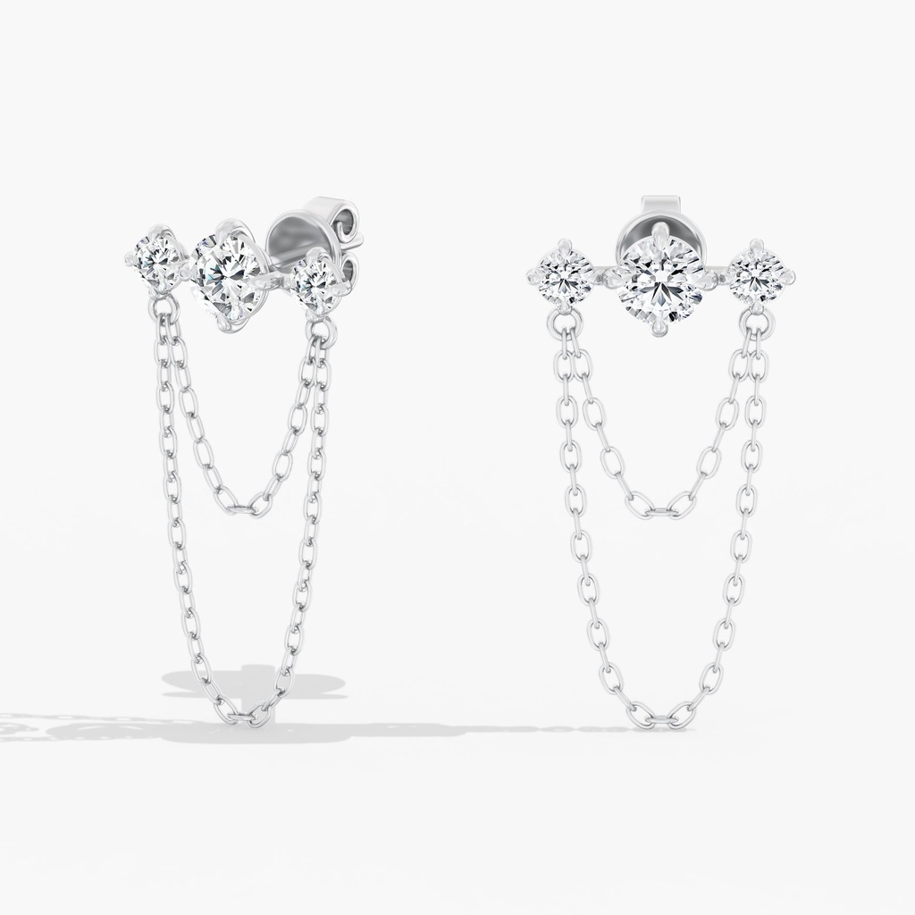 Starlight Bar Chain Studs