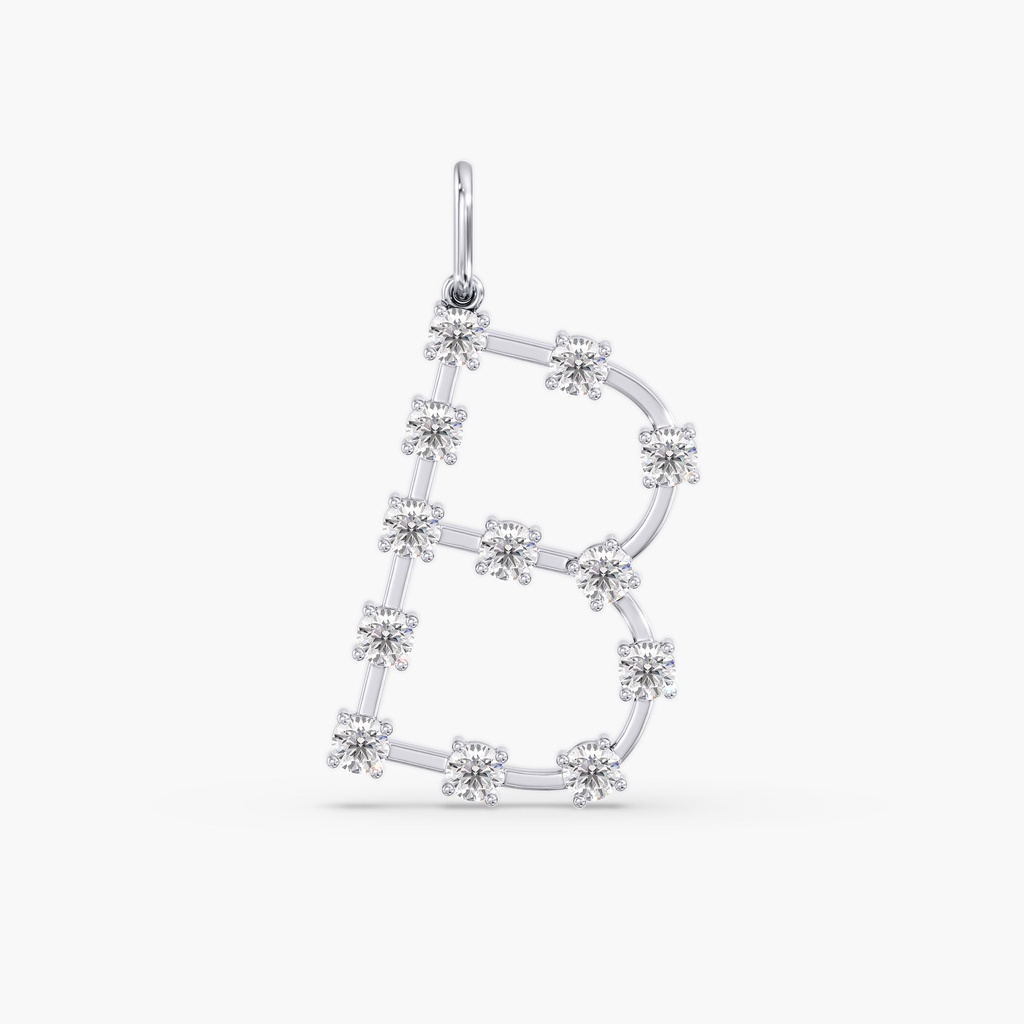 Orbit Letter "B" Charm