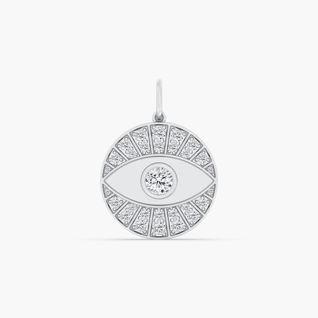 Evil Eye Medallion Charm