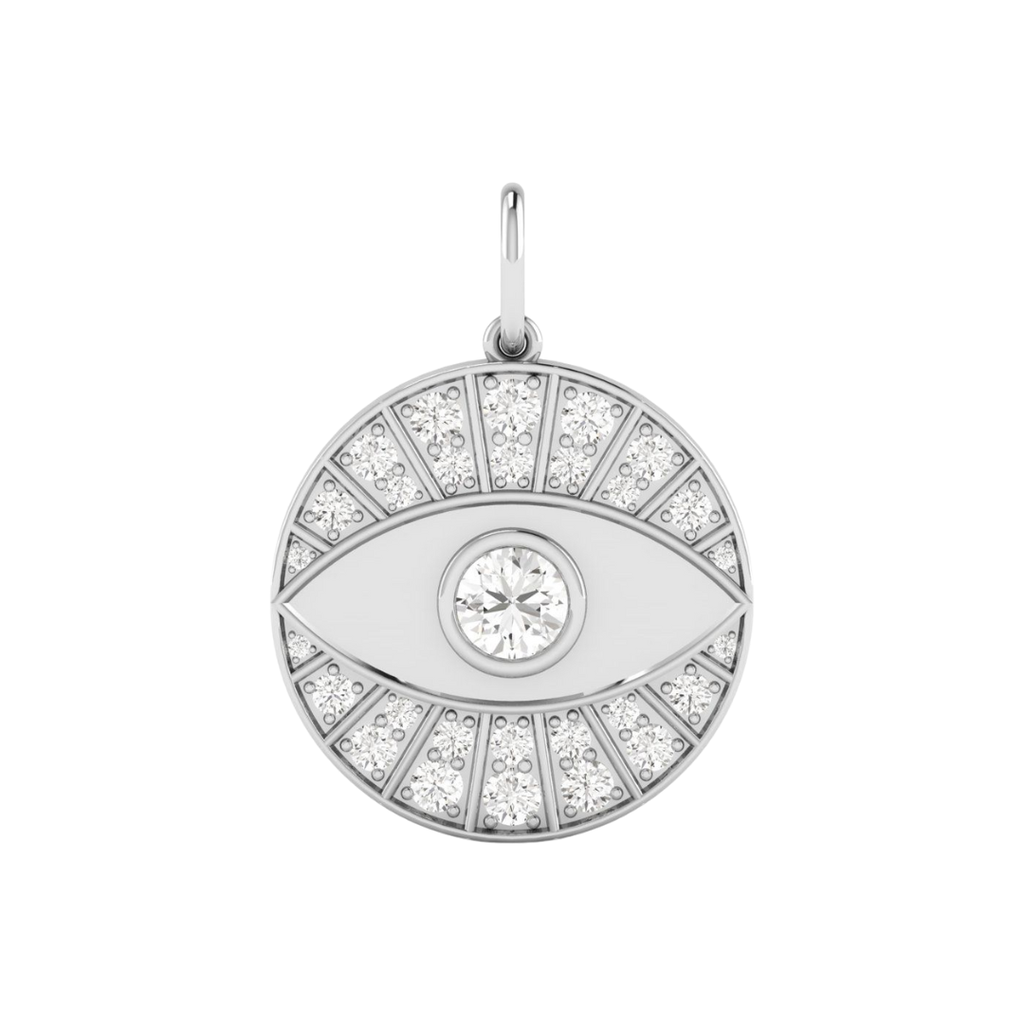 Evil Eye Medallion Charm