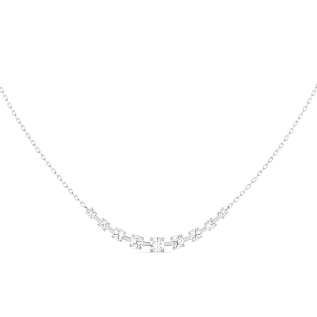 Orbit Graduated Bar Necklace