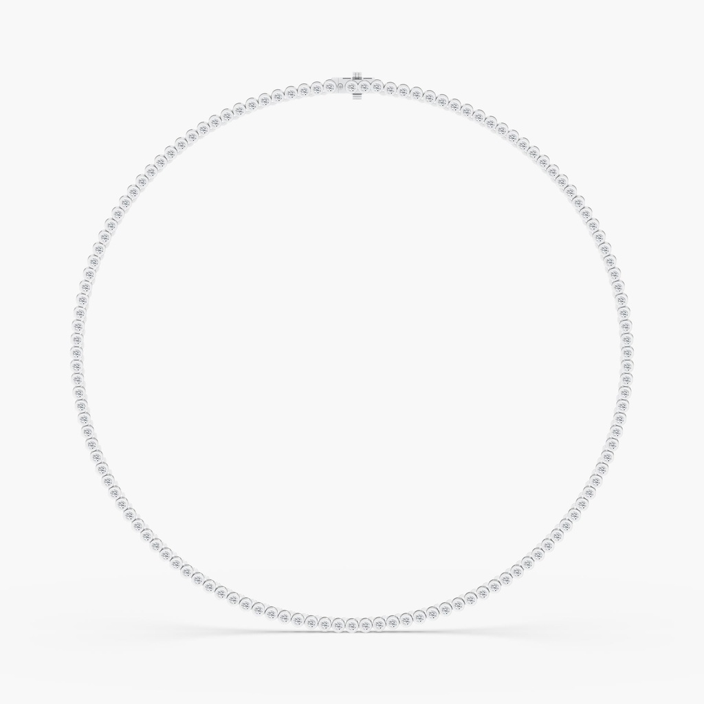 Bezel Tennis Necklace