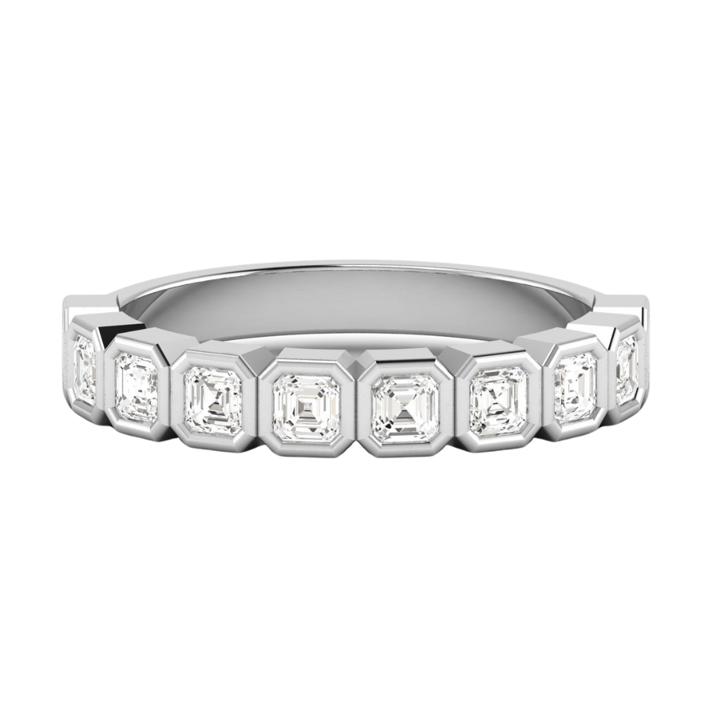 Asscher Bezel Band