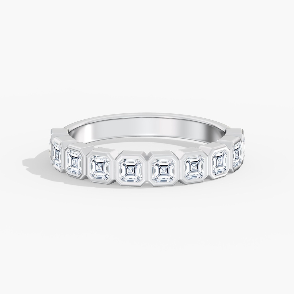 Asscher Bezel Band