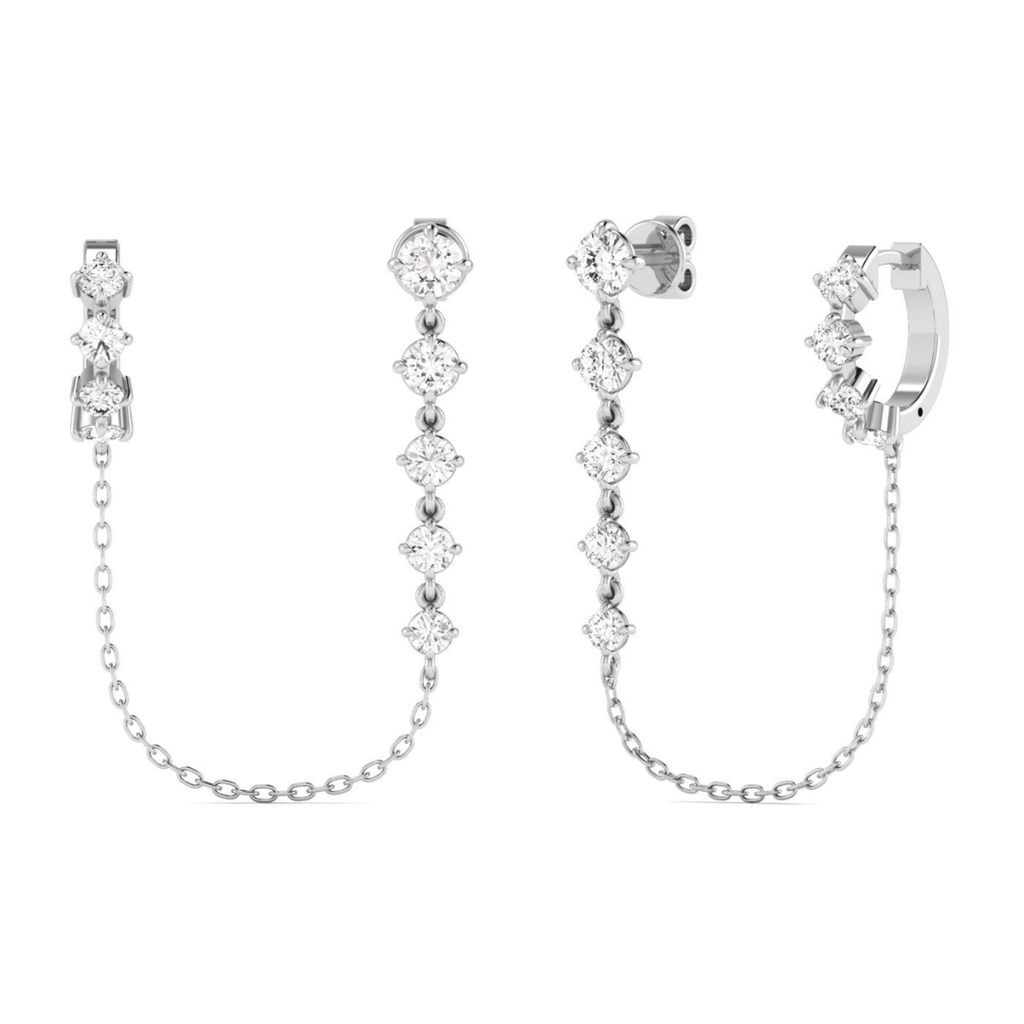 Starlight Double Piercing Earrings