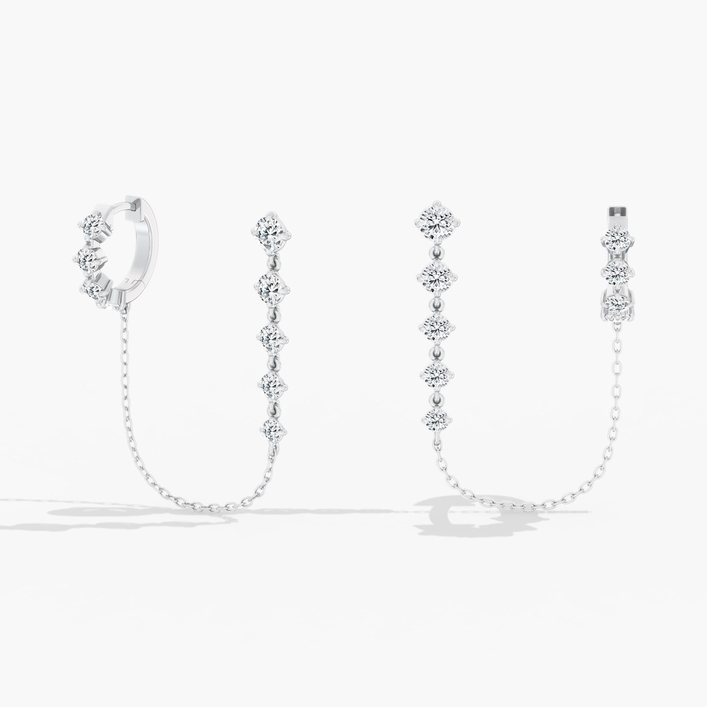 Starlight Double Piercing Earrings
