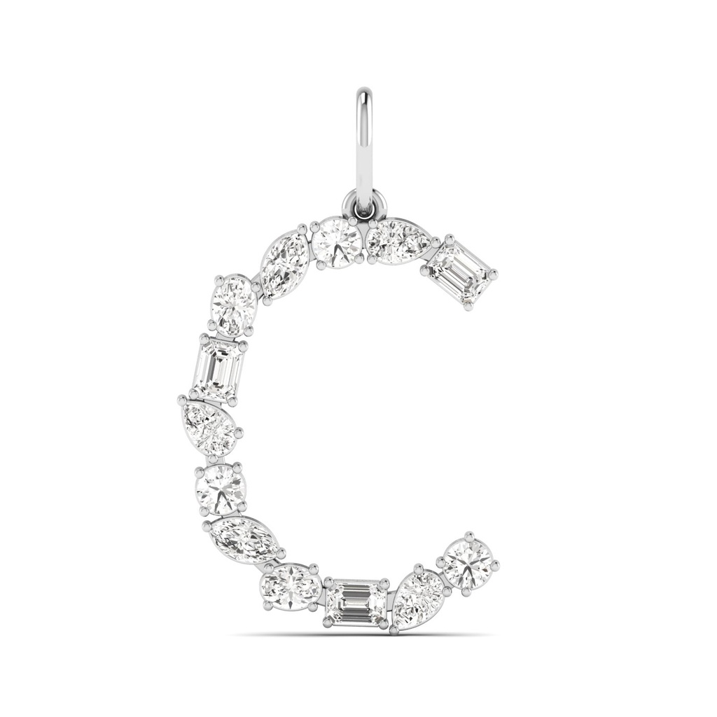 Multi Shape Letter "C" Charm  