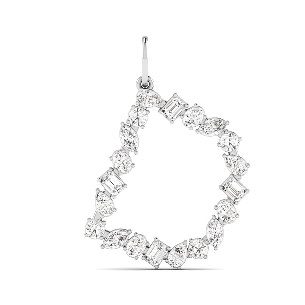 Multi Shape Letter "D" Charm 