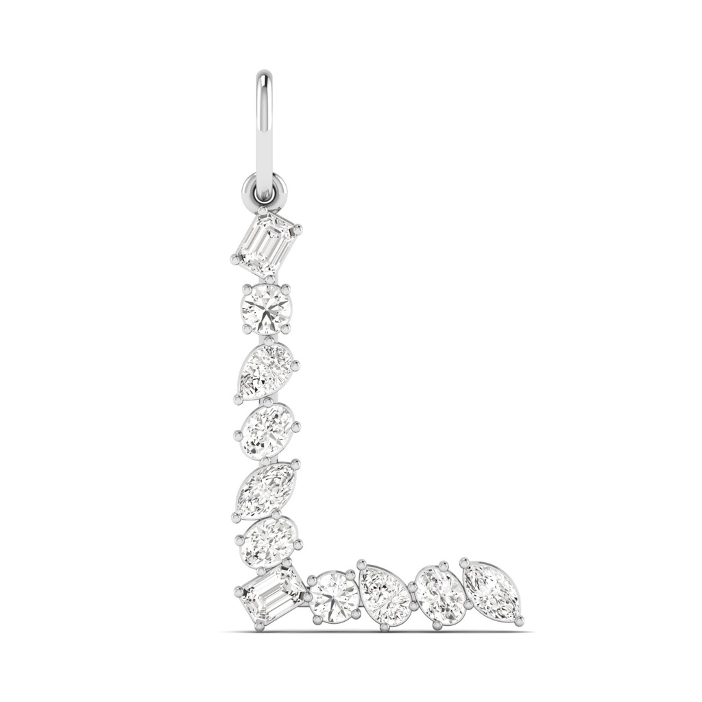 Multi Shape Letter "L" Charm