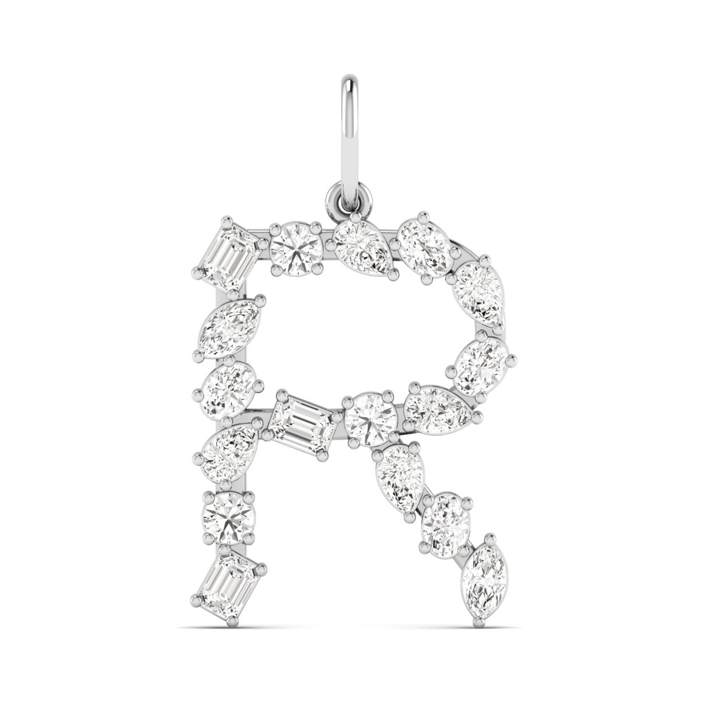 Multi Shape Letter "R" Charm