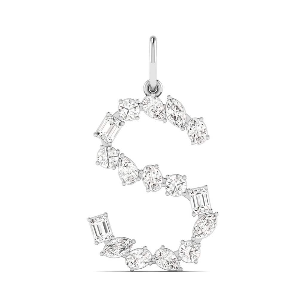 Multi Shape Letter "S" Charm