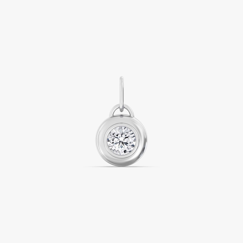  Golden Domed Round Charm