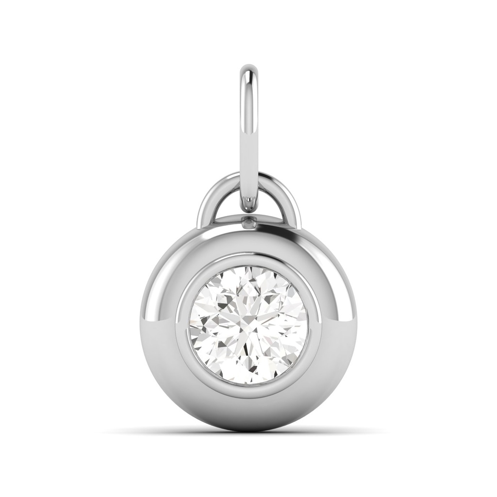  Golden Domed Round Charm